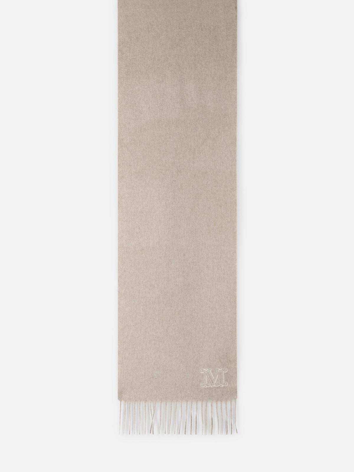 Max Mara MAX MARA 'Wsdalia' Sand Cashmere Scarf　MAX MARA 'Wsdalia' サンド カシミア スカーフ
