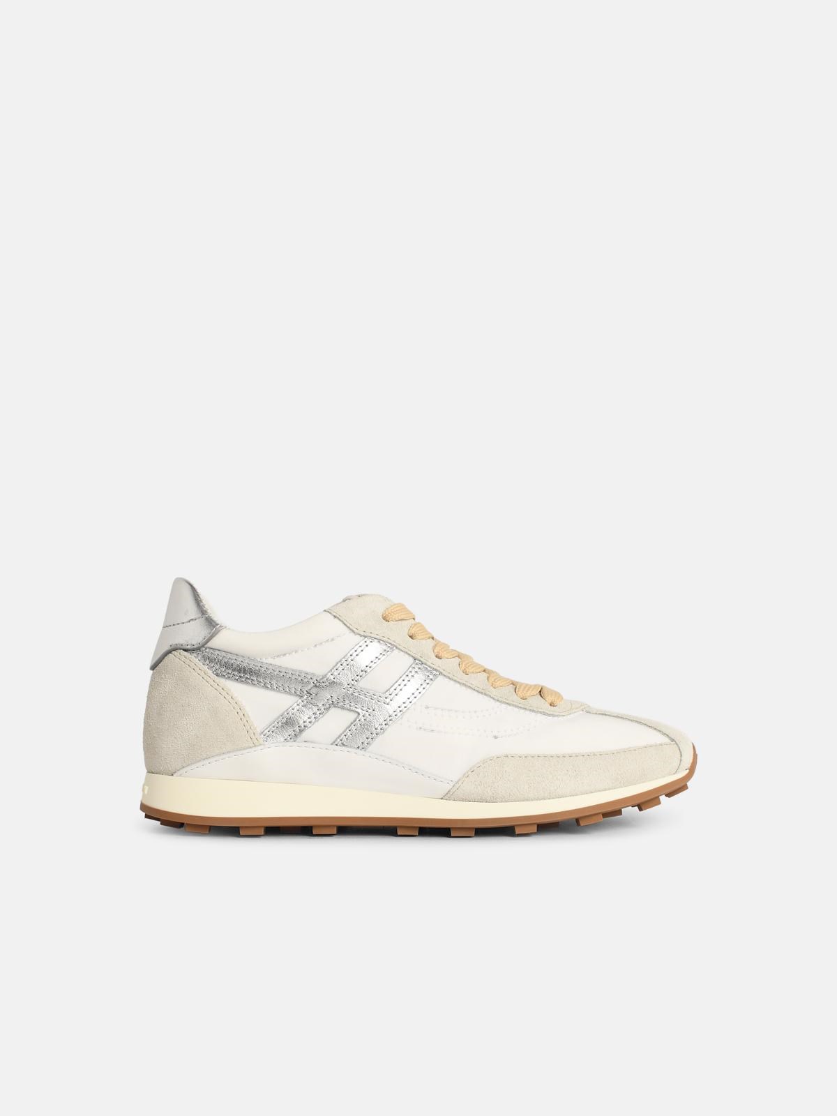 HOGAN 'H699' White Leather Blend Sneakers