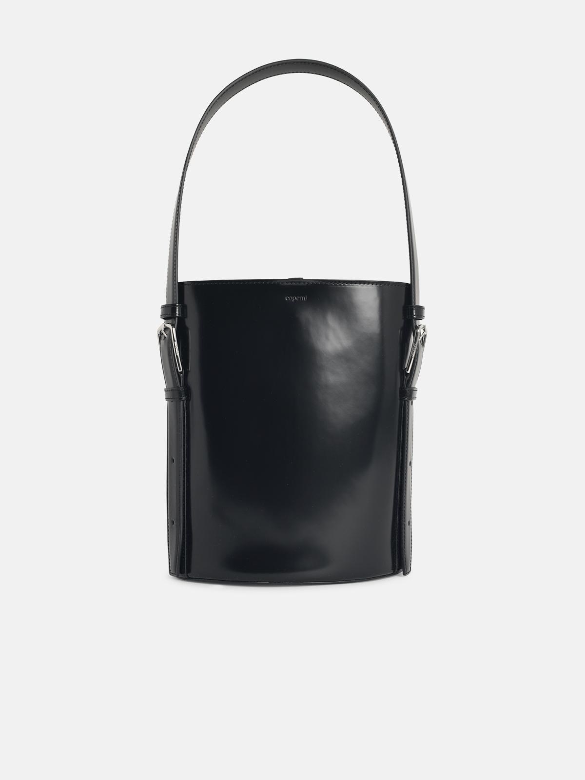 COPERNI 'Erconomic Bucket' Black Leather Bag　COPERNI エルコノミック バケット ブラック レザー バッグ COPERNI