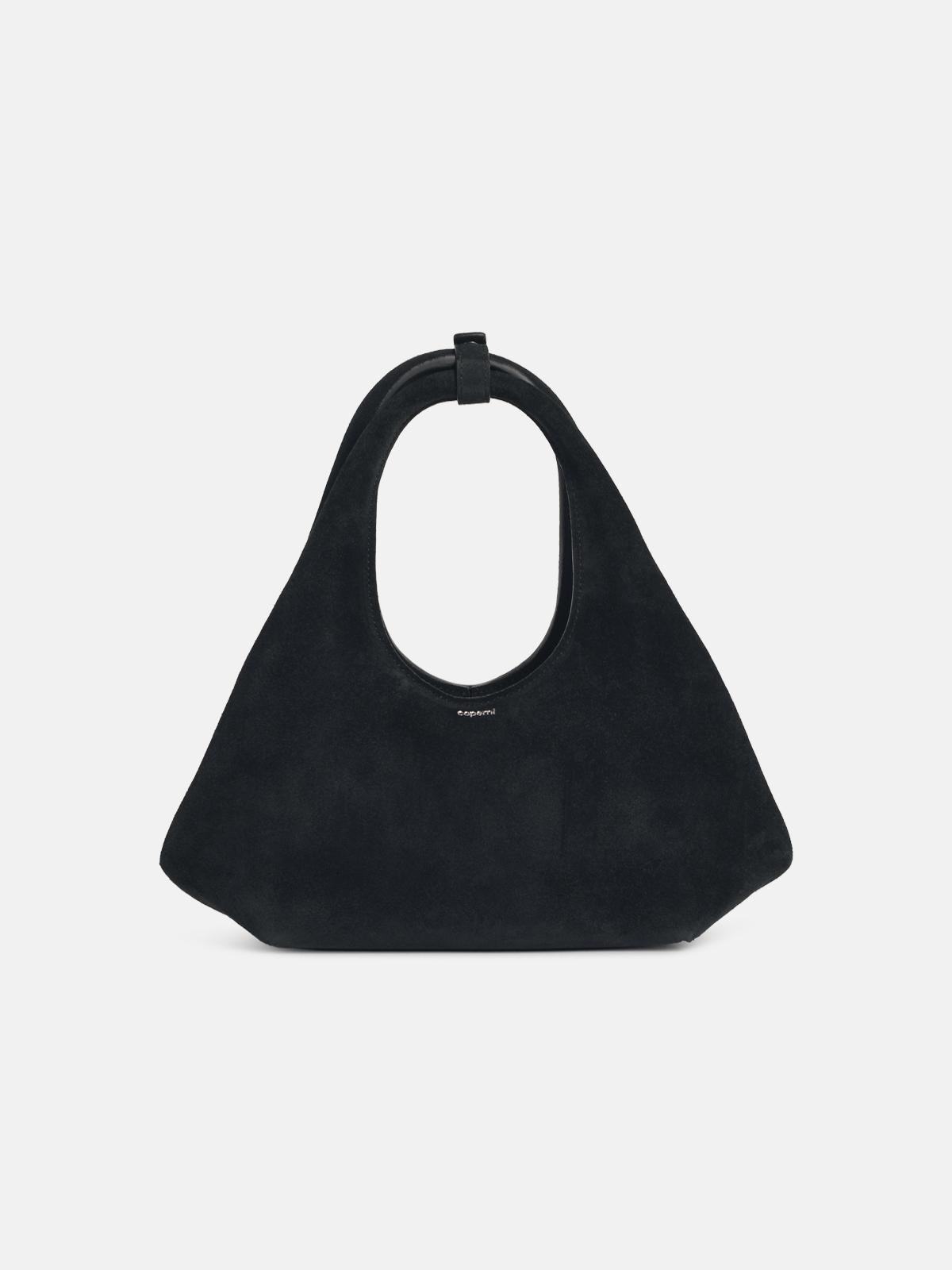 COPERNI Folded' Mini Bag In Black Suede　COPERNI Folded' ミニバッグ ブラック スエード COPERNI