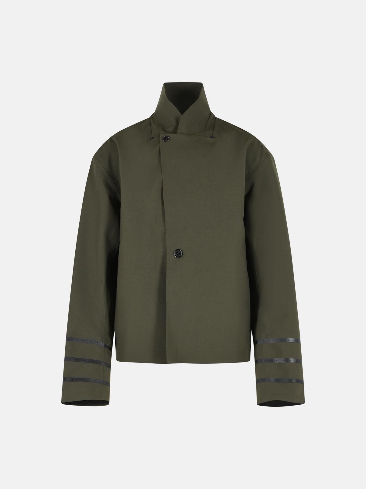 COPERNI 'Technical' Green Wool Blend Jacket　COPERNI テクニカル グリーン ウール ブレンド ジャケット COPERNI