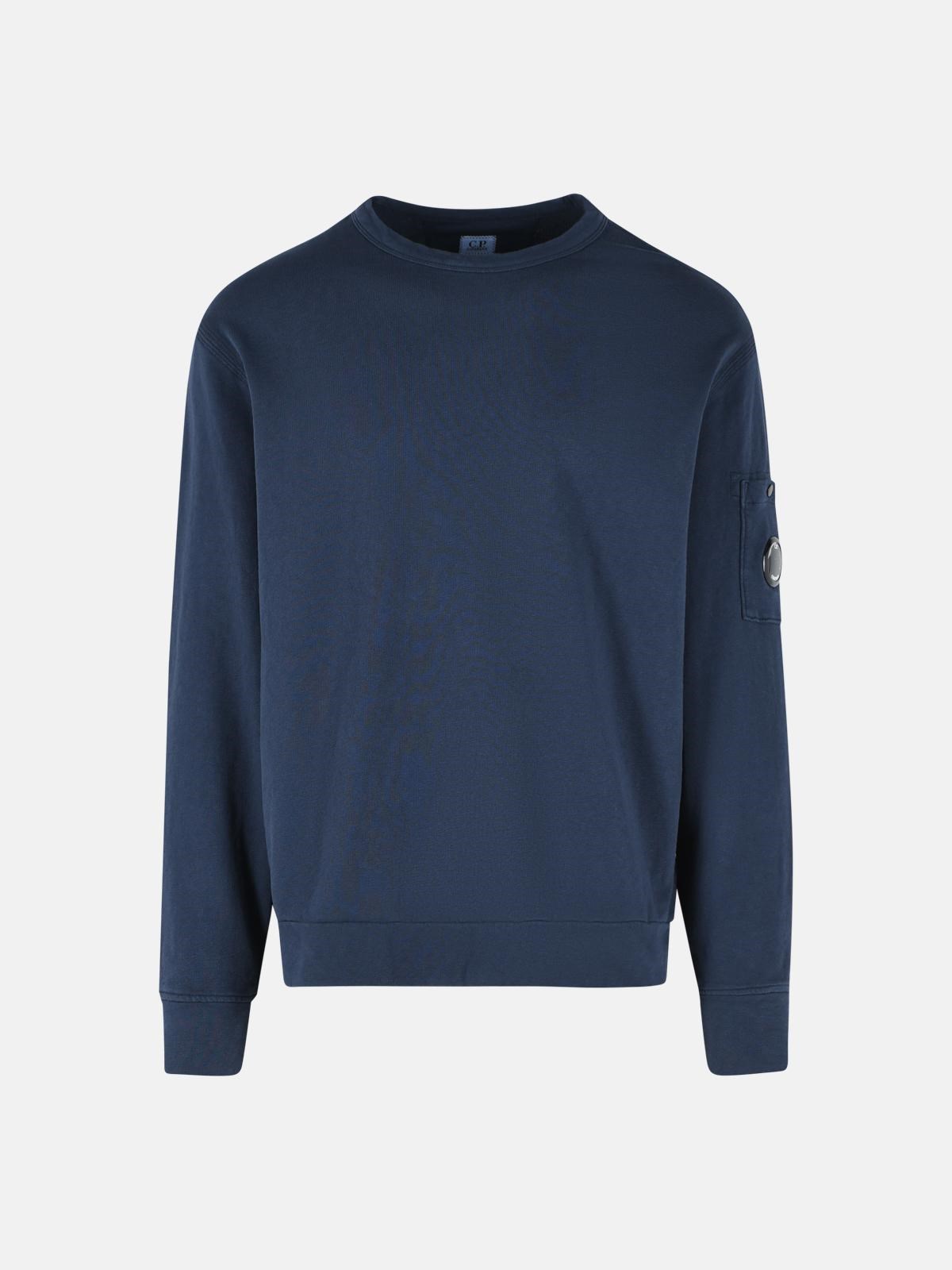 C.P. COMPANY Blue Cotton Sweatshirt