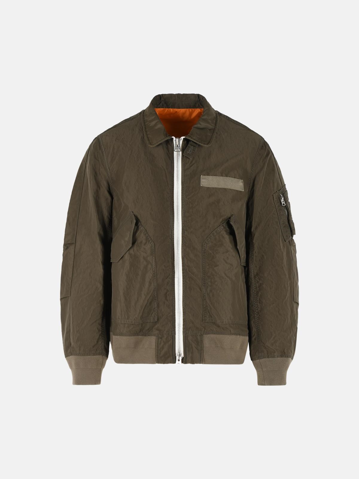 SACAI Green Nylon Jacket　SACAI グリーン ナイロン ジャケット SACAI