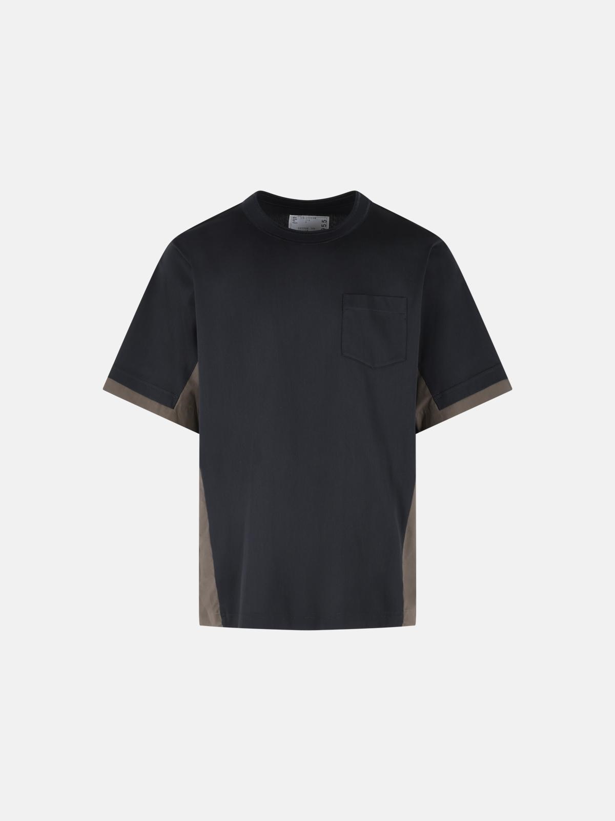 SACAI Navy Cotton T-Shirt　SACAI ネイビー コットン T シャツ SACAI
