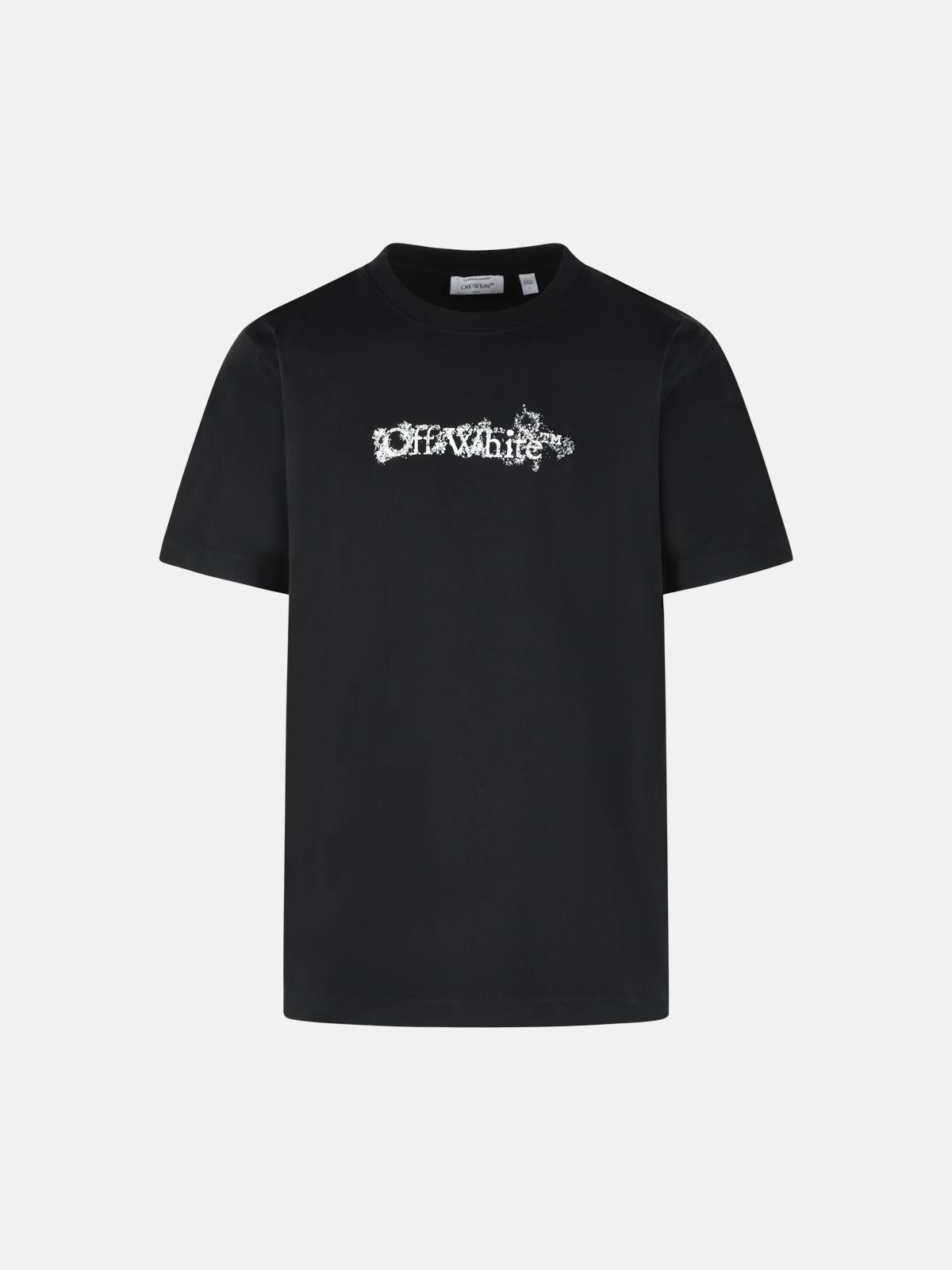 Off-White OFF-WHITE 'Heraldic' Black Cotton T-Shirt　オフホワイト ヘラルディック ブラック コットン T シャツ