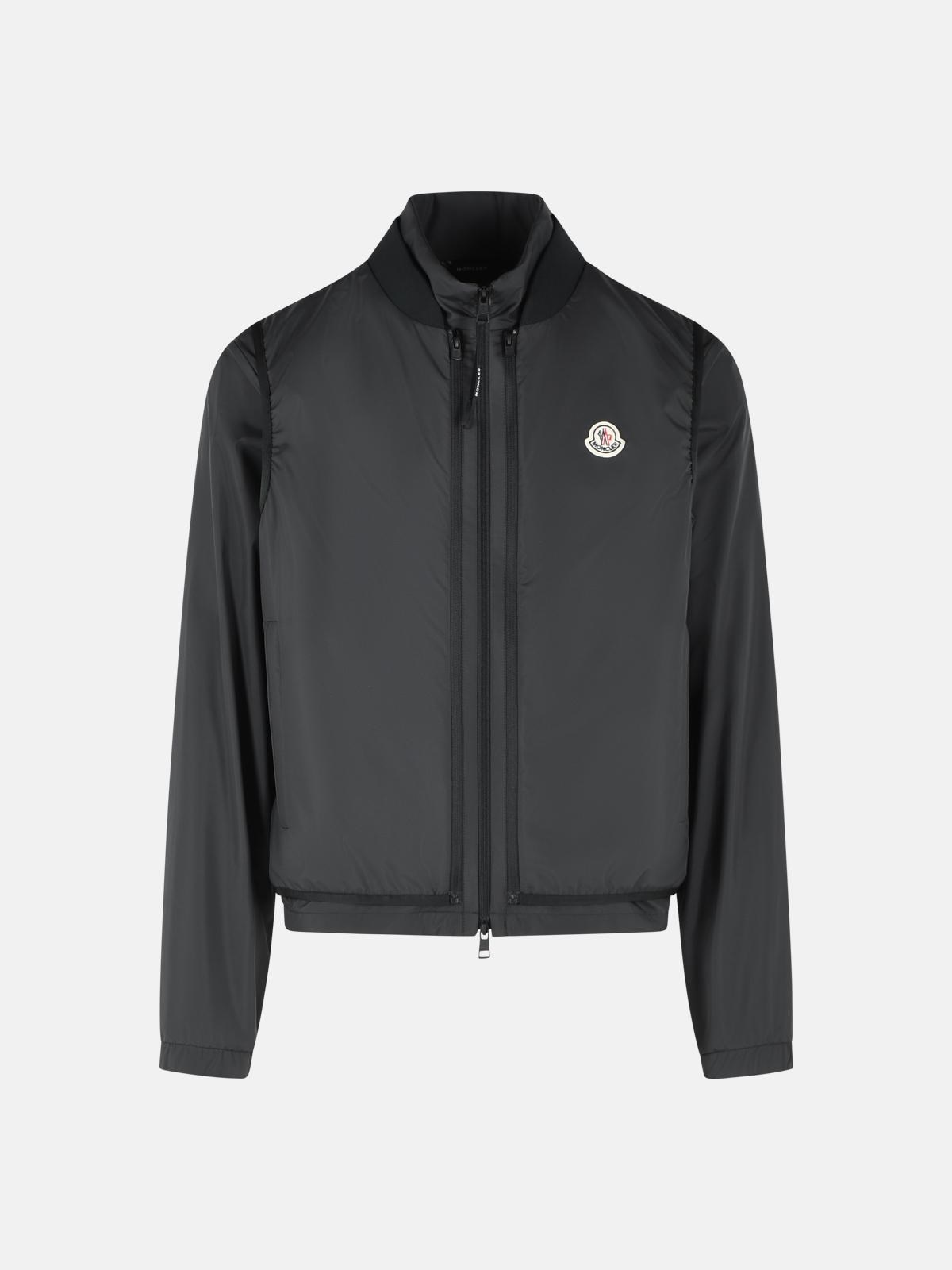 Moncler 3 In 1 'hemmoor' Black Polyester Jacket