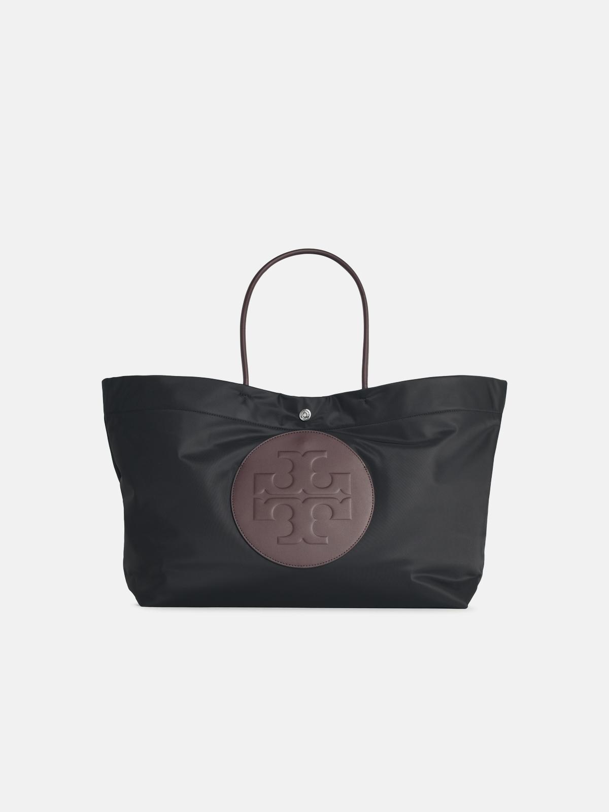 TORY BURCH Large 'Ella Twist' Black Polyamide Bag　TORY BURCH ラージ エラ ツイスト ブラック ポリアミド バッグ TORY