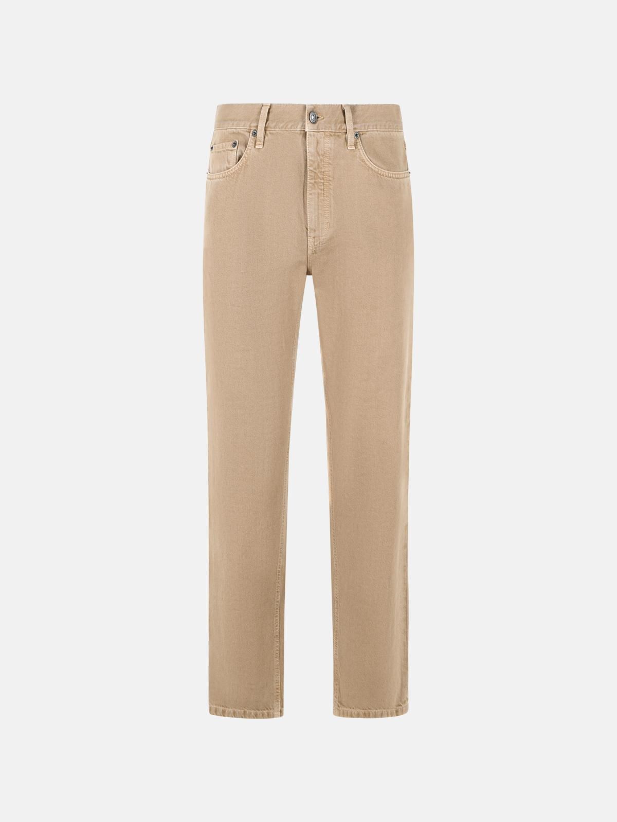 ZEGNA Beige Cotton Jeans　ZEGNA ベージュ コットン ジーンズ ZEGNA