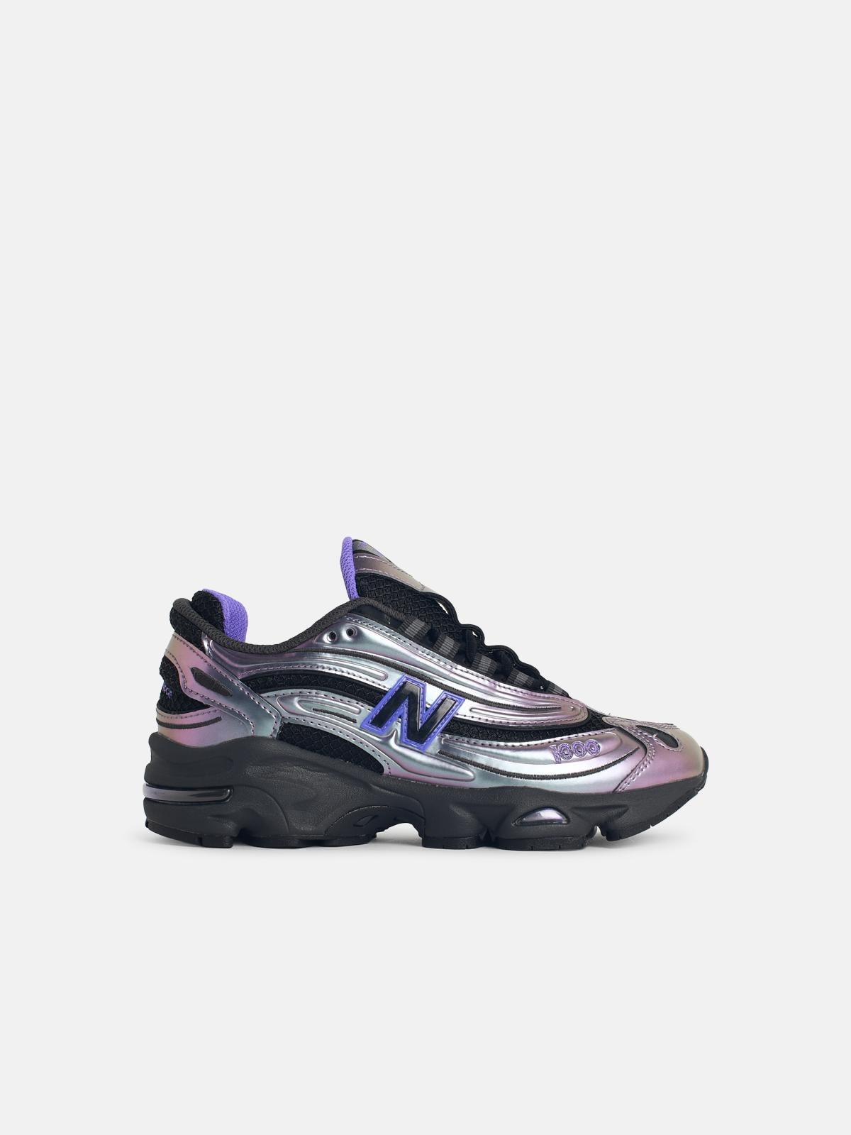 NEW BALANCE '1000' Black Fabric Blend Sneakers