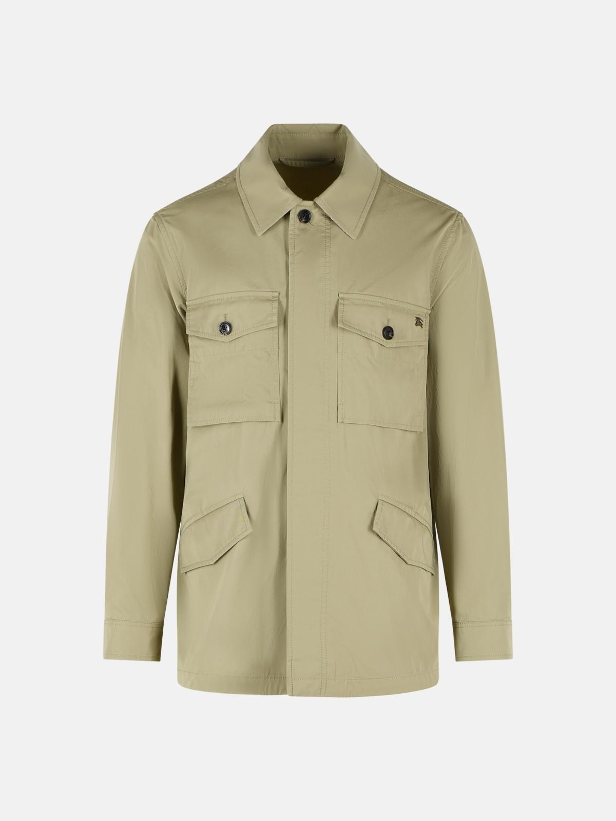 Burberry BURBERRY 'Bradmore Pin' 'Sparrow Beige' Cotton Jacket　バーバリー 'ブラッドモア ピン' 'スパロー ベージュ' コットン ジャケット