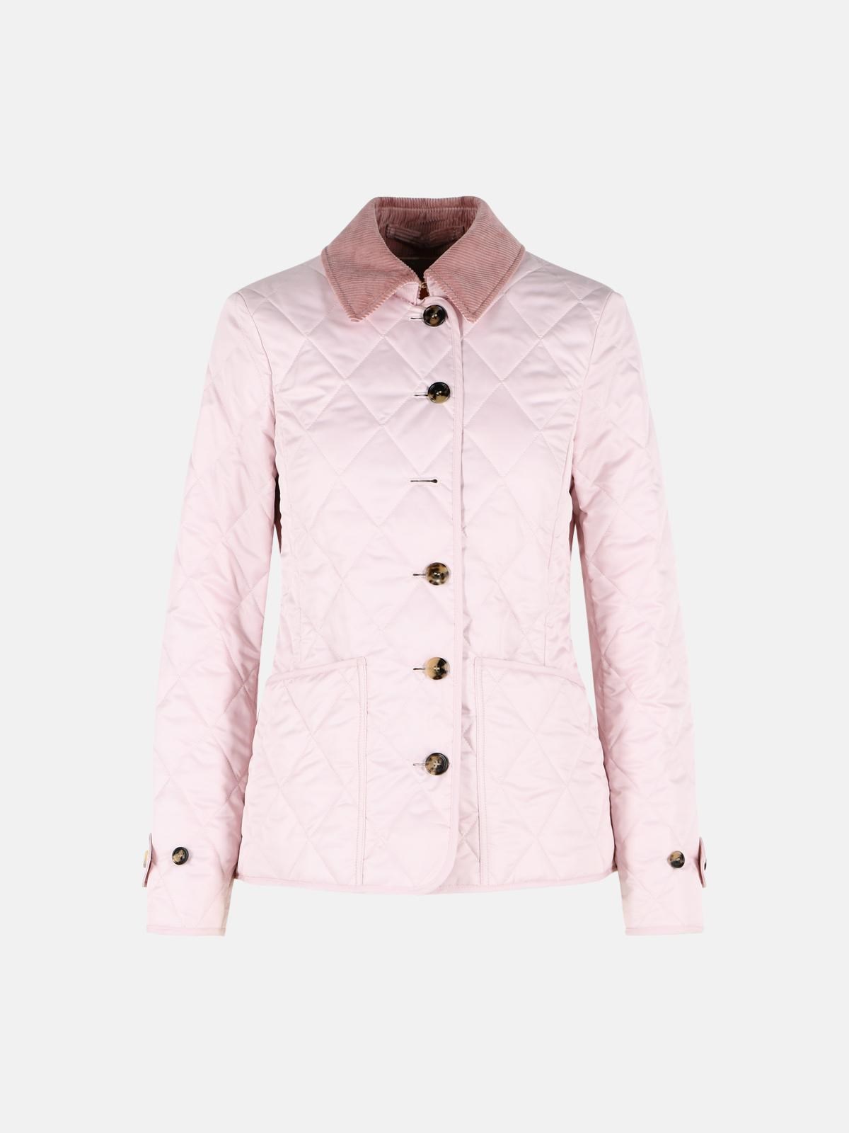 Burberry BURBERRY 'Fernleigh' Pink Polyester Jacket　BURBERRY 'Fernleigh' ピンク ポリエステル ジャケット