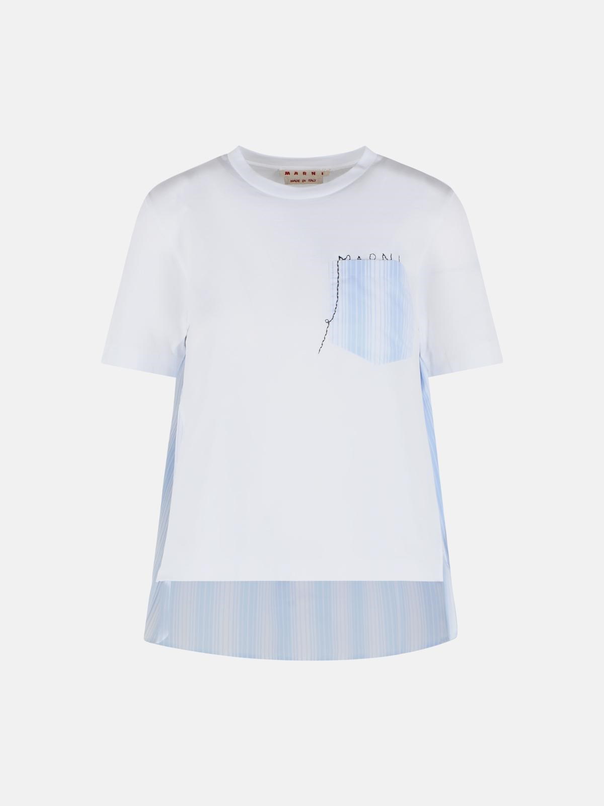 MARNI White Cotton T-Shirt　MARNI ホワイト コットン T シャツ MARNI