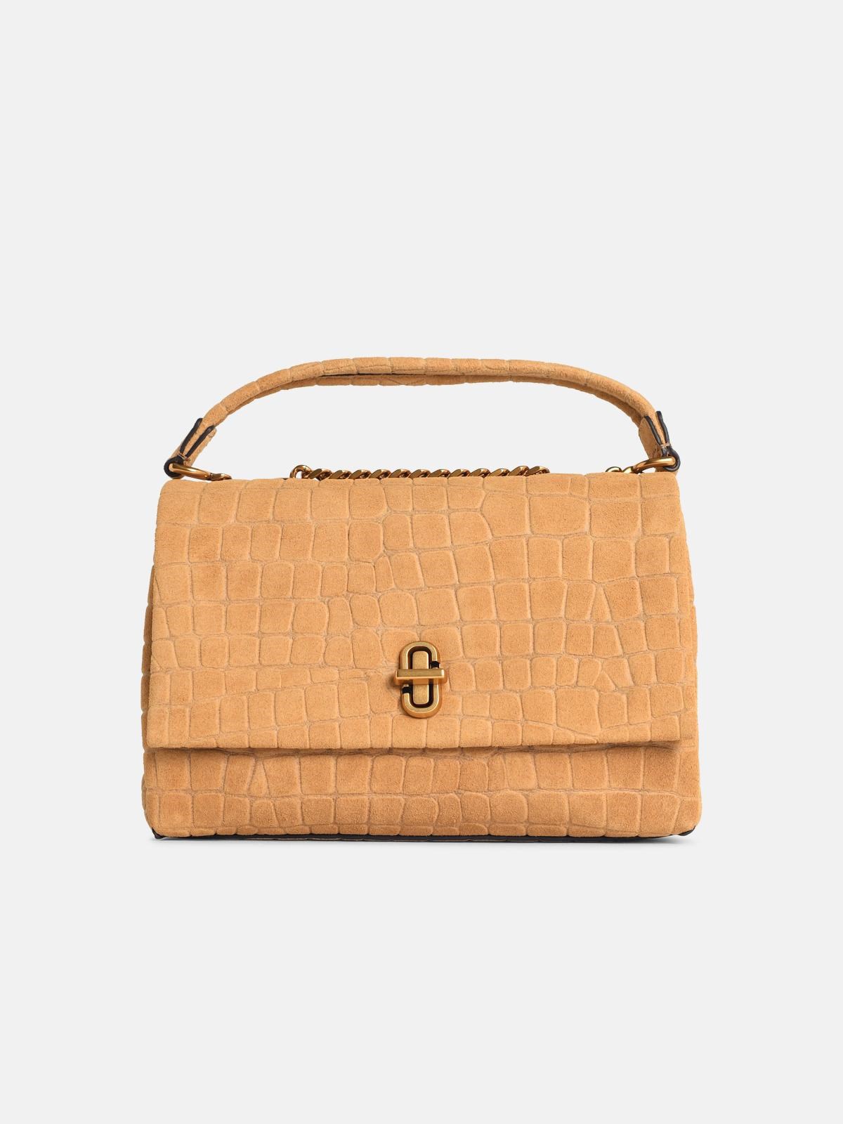 MARC JACOBS 'U Sahara' Suede And Crocodile Slim Convertible Shoulder B　MARC JACOBS 'U Sahara' スエード & クロコダイル スリム コンバーチブル ショルダー B MARC
