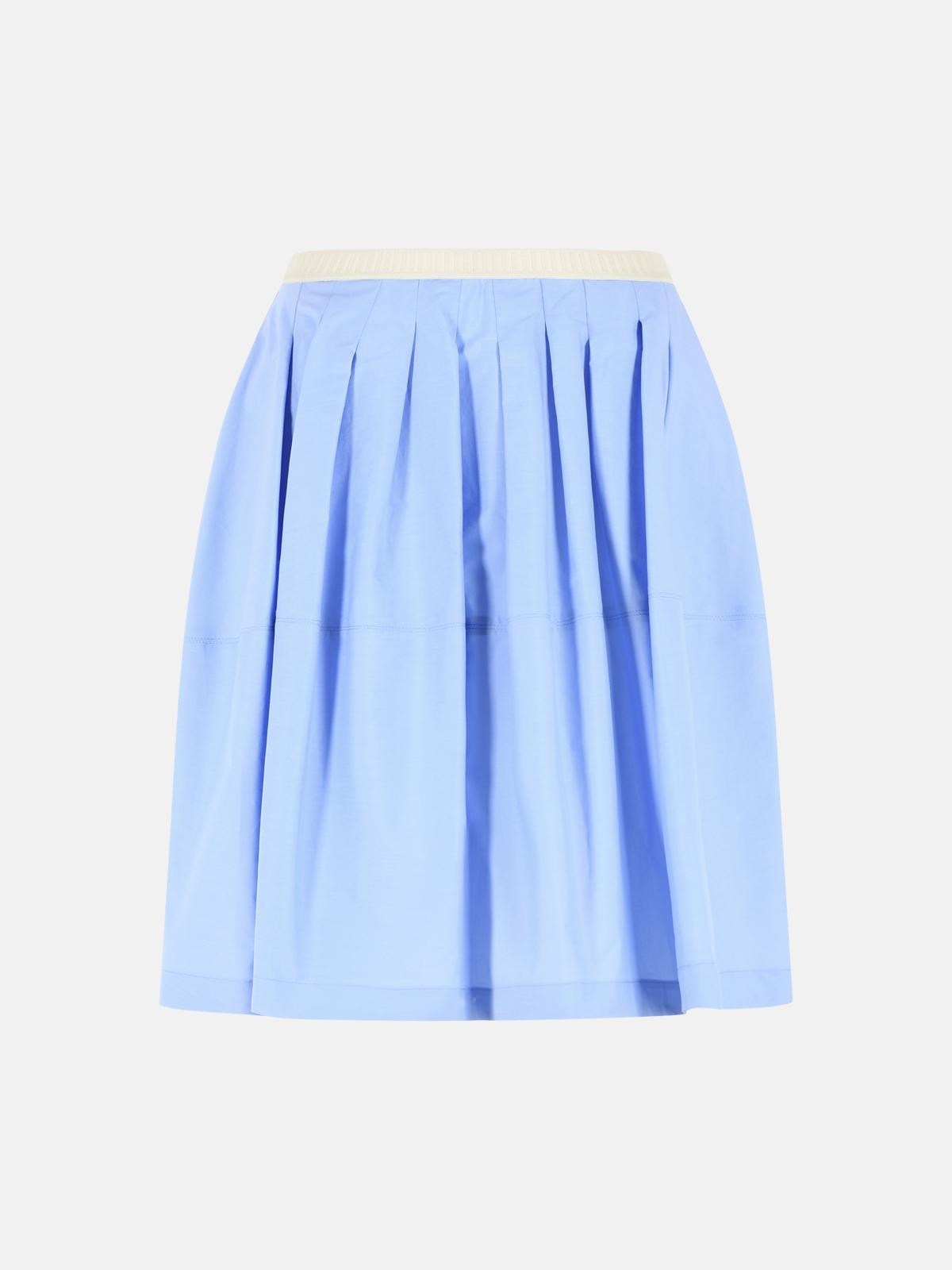 MARNI Blue Iris Cotton Skirt　MARNI ブルー アイリス コットン スカート MARNI