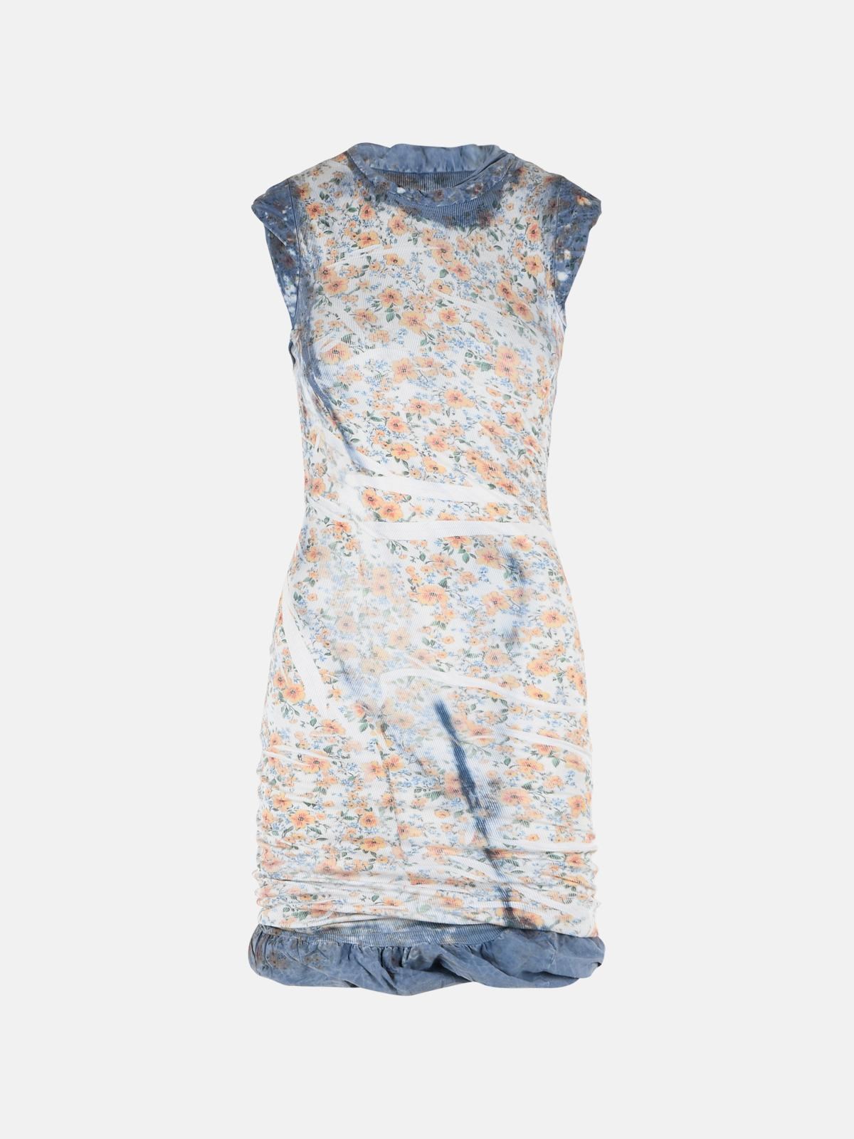 DIESEL 'D-Ayana' Multicolor Stretch Cotton Dress　DIESEL 'D-Ayana' マルチカラー ストレッチ コットン ドレス DIESEL