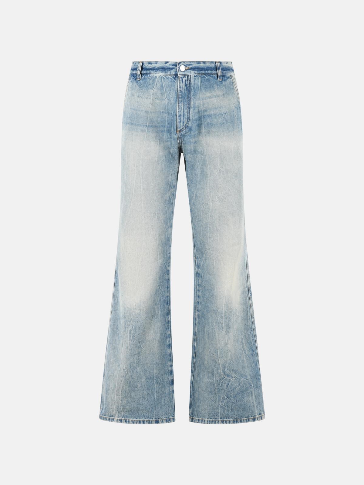 Amiri AMIRI 'Boot Cut' Light Blue Denim Jeans　AMIRI ブーツカット ライトブルー デニム ジーンズ