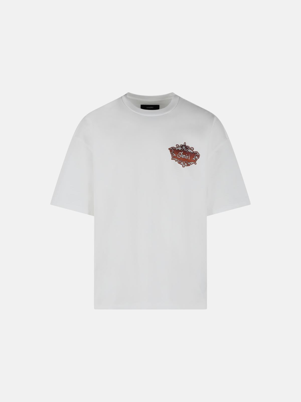 AMIRI White Cotton T-Shirt　AMIRI ホワイト コットン T シャツ AMIRI