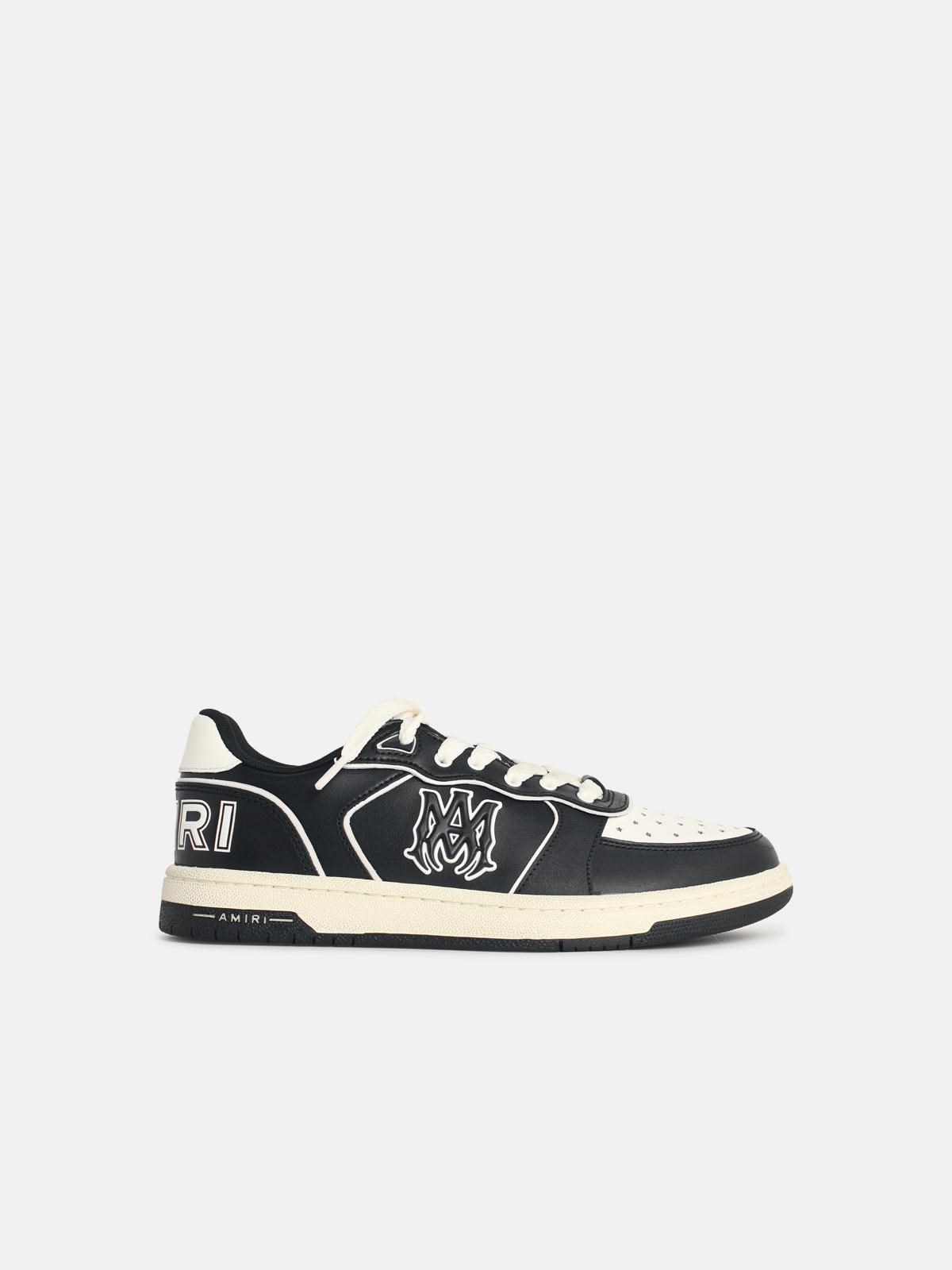 Amiri AMIRI 'Newport' Black Leather Blend Sneakers　AMIRI ニューポート ブラック レザー ブレンド スニーカー