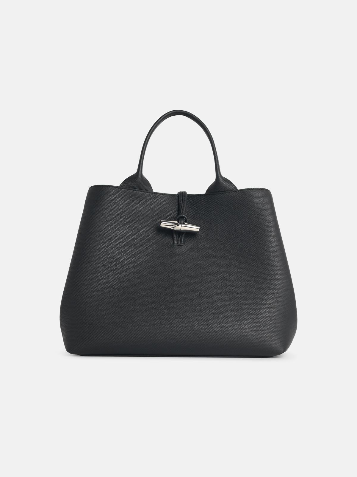 LONGCHAMP Bag With Black Leather 'L Le Roseau' Handle LONGCHAMP