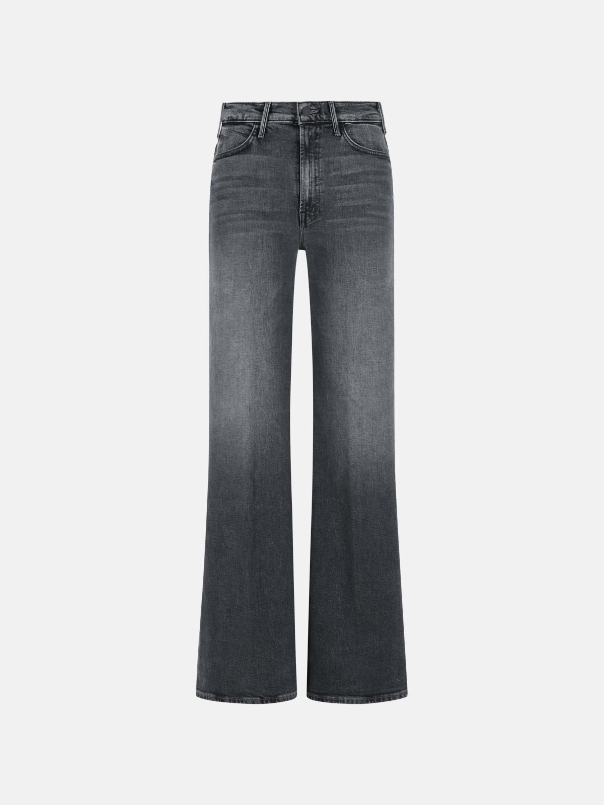 MOTHER 'The Hustler Roller Sneak' Grey Stretch Denim Jeans