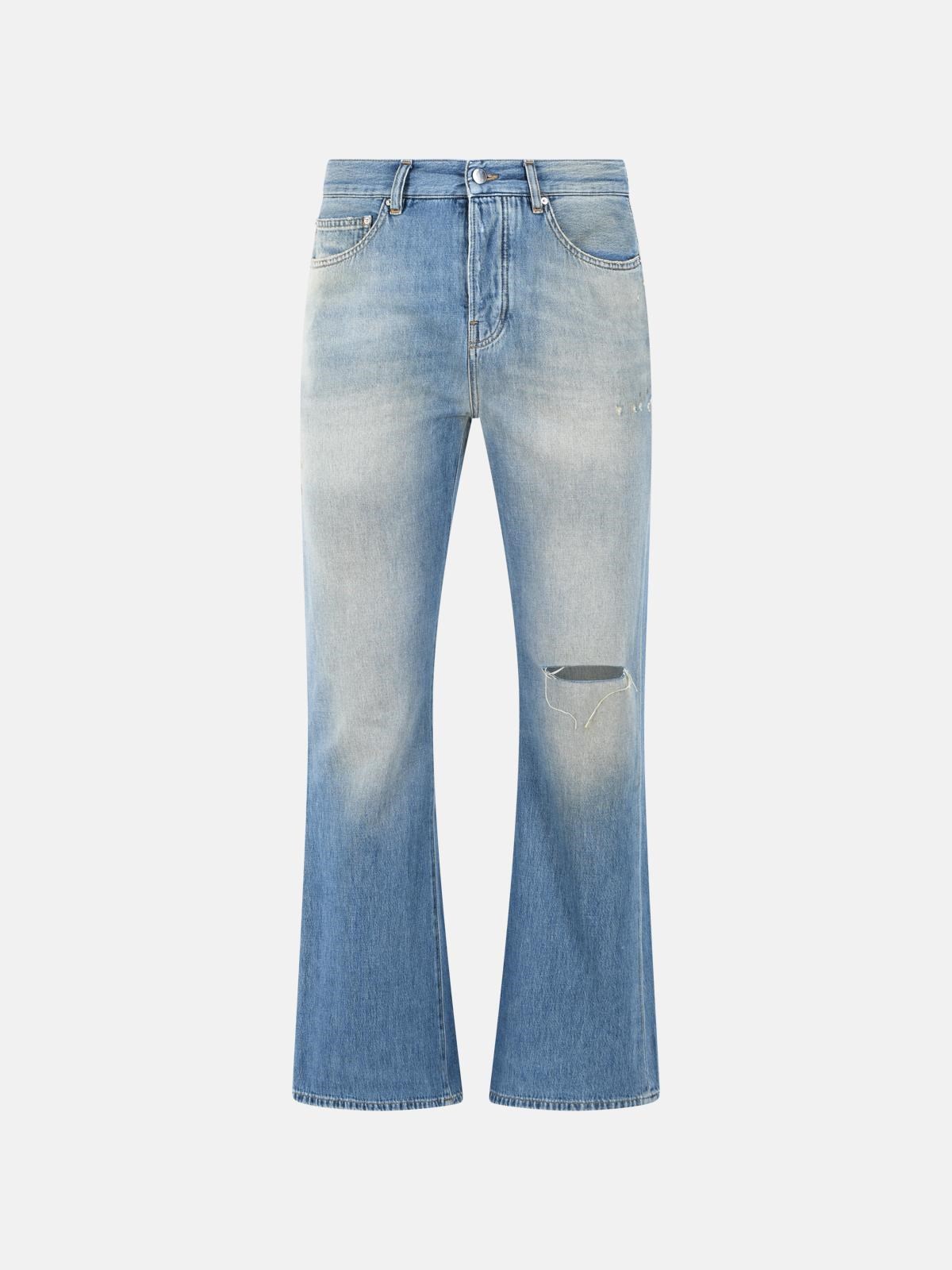 Amiri AMIRI 'Slash Bootcut' Light Blue Denim Jeans　AMIRI スラッシュ ブーツカット ライトブルー デニム ジーンズ