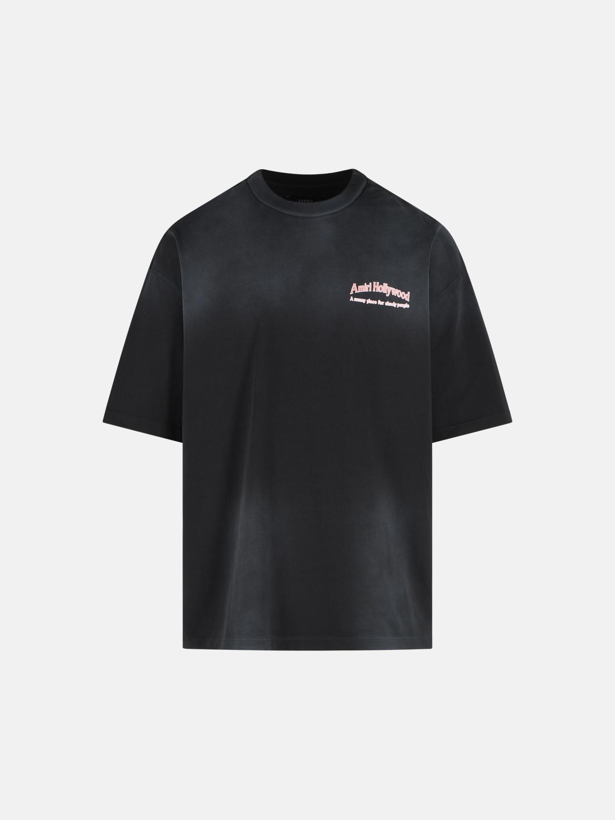 AMIRI 'Sunny Place' Black Cotton T-Shirt