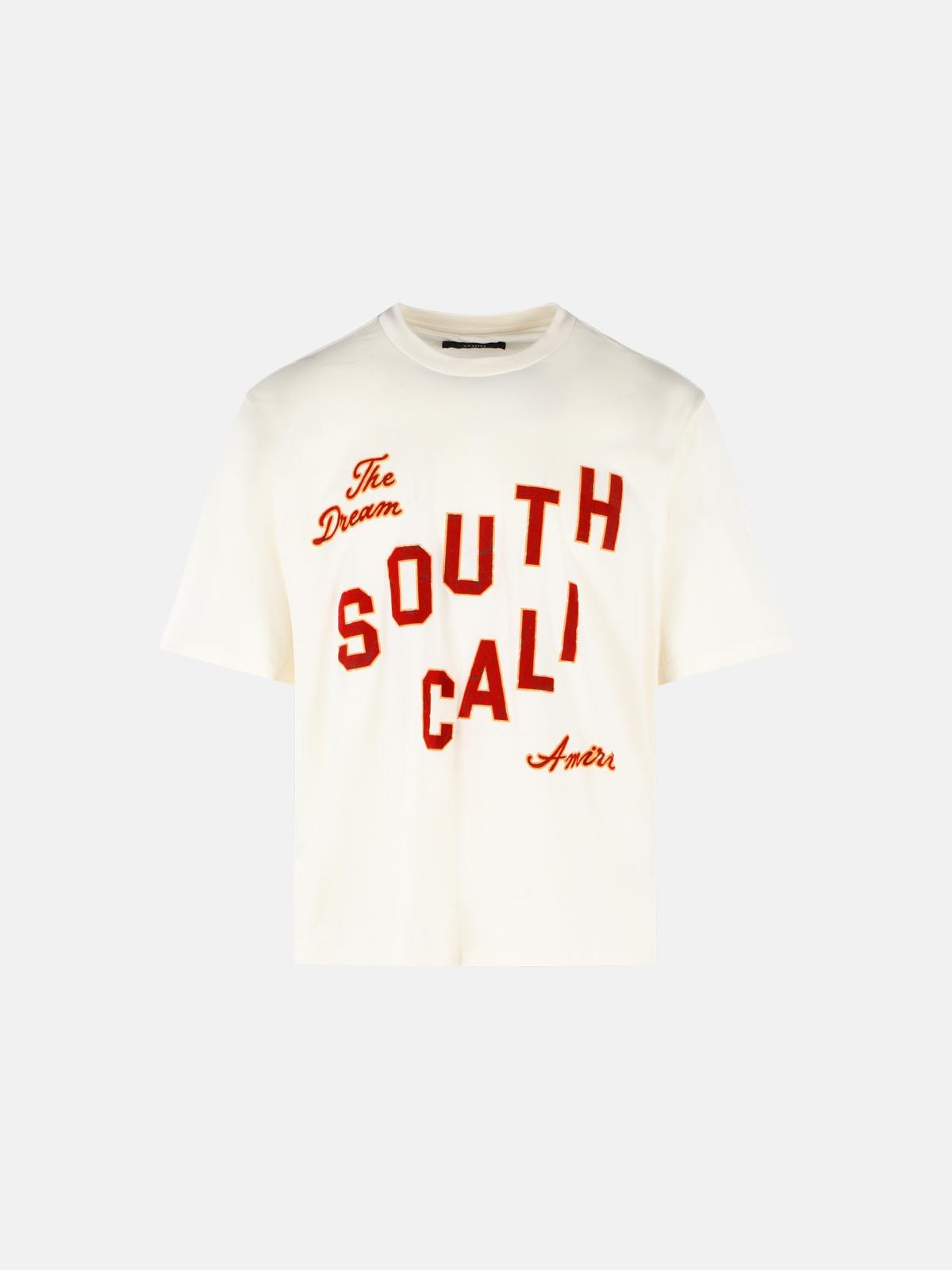 AMIRI 'South Cali' Ivory Cotton T-Shirt　AMIRI 'South Cali' アイボリー コットン T シャツ AMIRI
