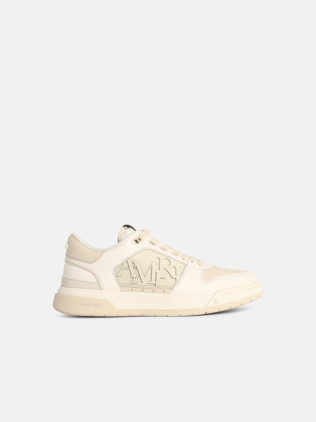 Amiri AMIRI 'Classic Low' Sneakers In Alabaster White Leather Blend　AMIRI 'Classic Low' スニーカー アラバスター ホワイト レザー ブレンド