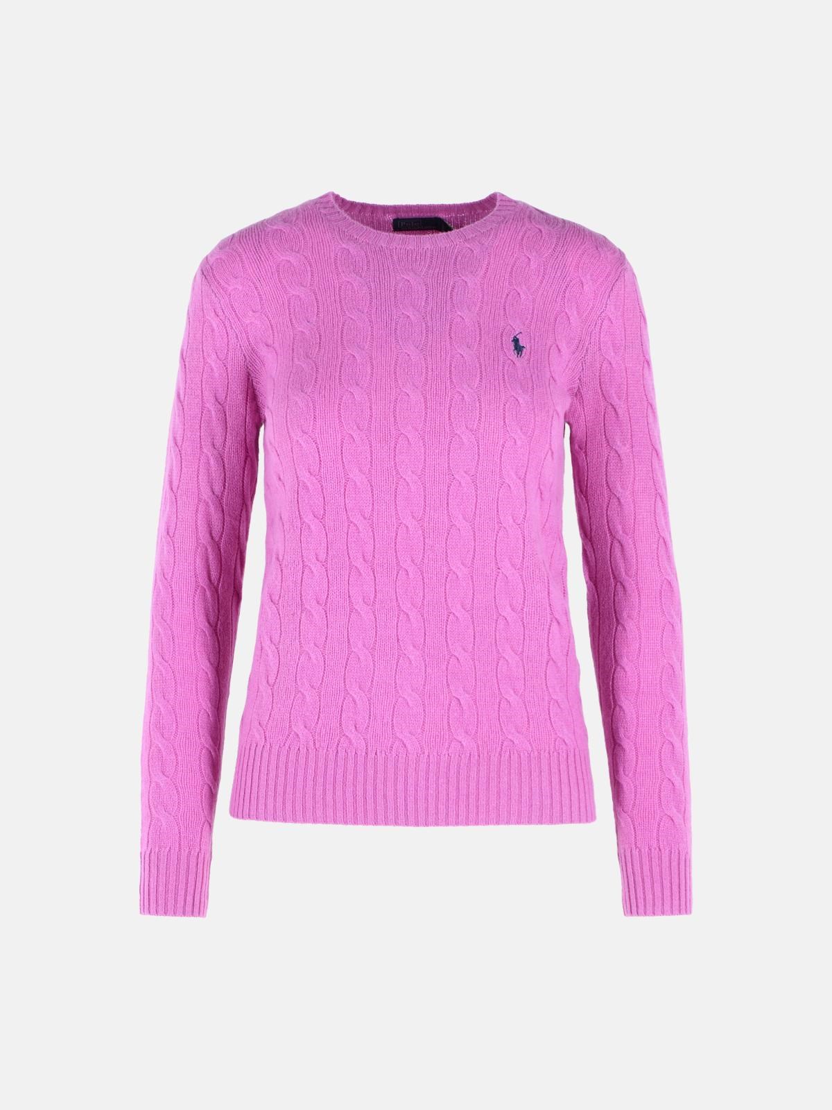 POLO RALPH LAUREN 'Julianna' Pink Wool And Cashmere Sweater