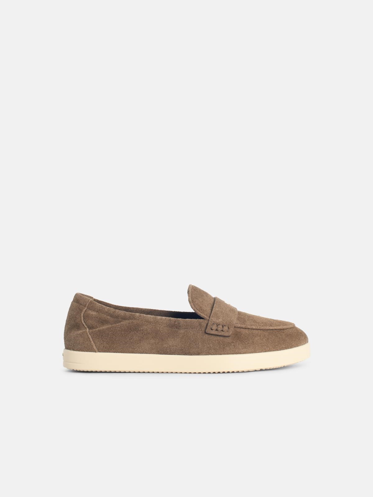 TORY BURCH 'Sport Ballet' Brown Suede Loafers　TORY BURCH スポーツ バレエ ブラウン スエード ローファー TORY