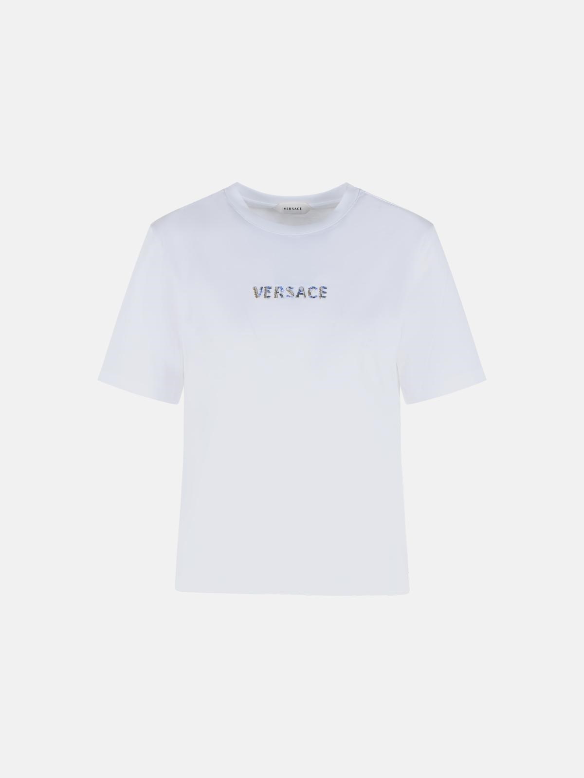 Versace White Cotton T-shirt