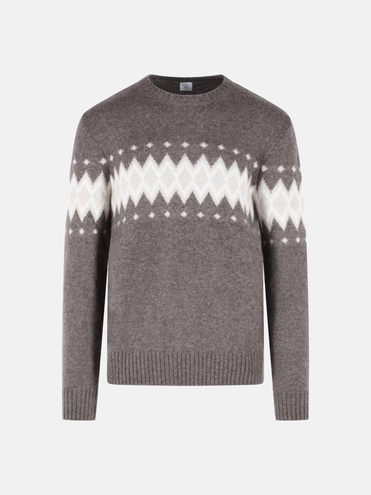 ELEVENTY Brown Cashmere And Silk Blend Sweater