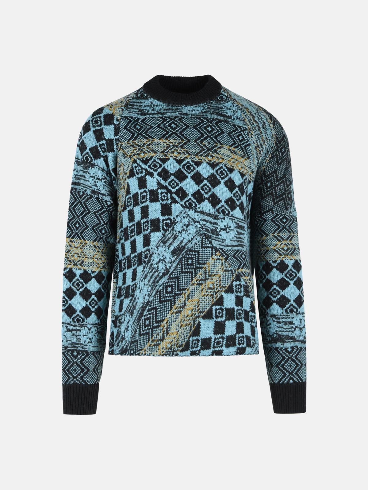 DRIES VAN NOTEN 'Macos' Black Wool Sweater
