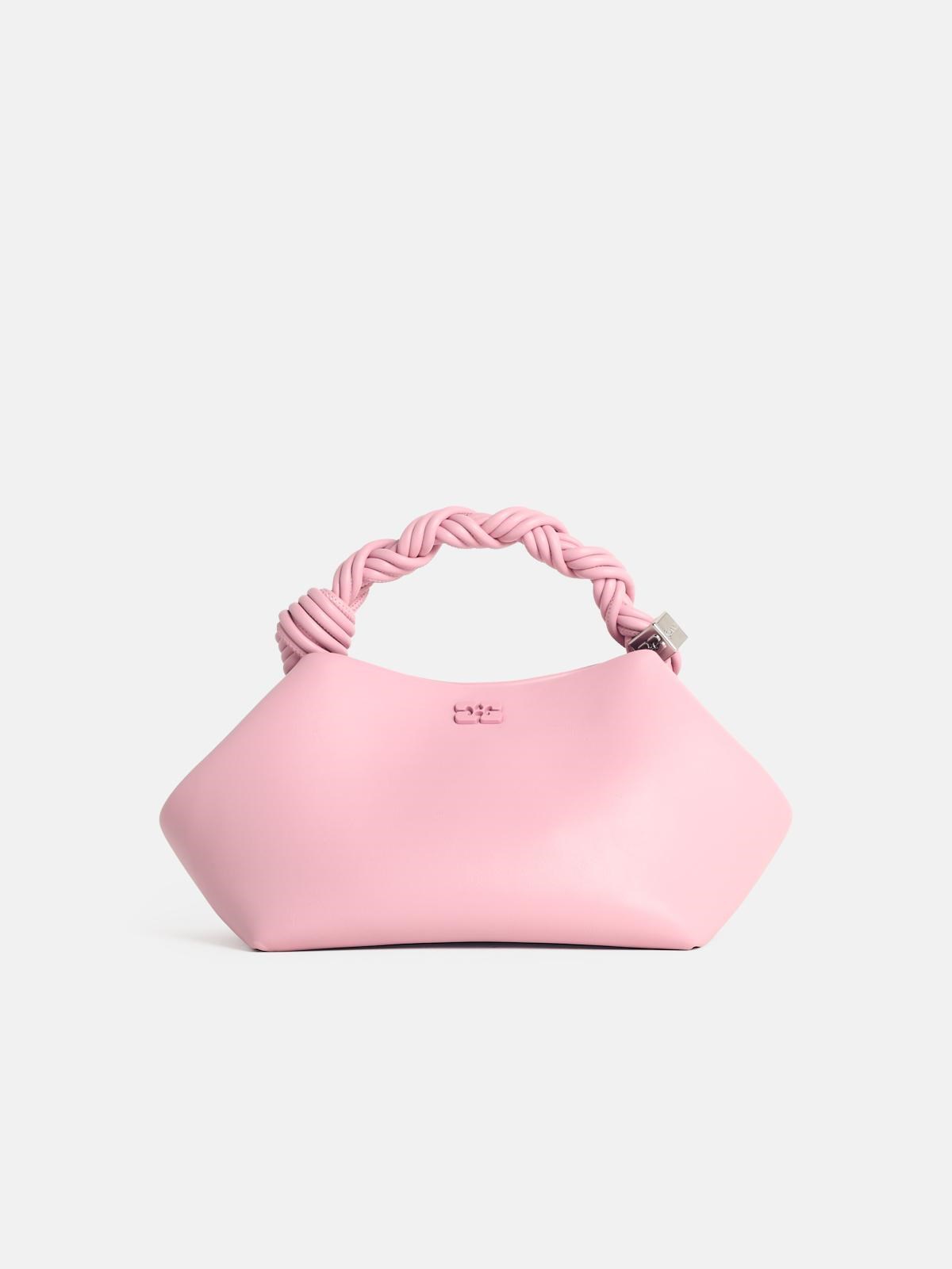 GANNI Small 'Bou' Bag In Pink Smooth Leather　GANNI スモール 'Bou' バッグ ピンク スムース レザー GANNI