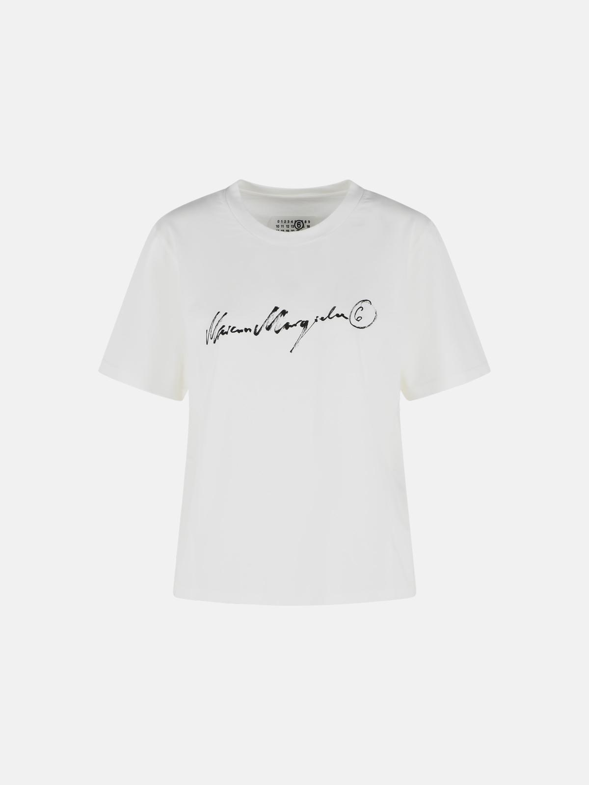 MM6 MAISON MARGIELA White Cotton T-Shirt