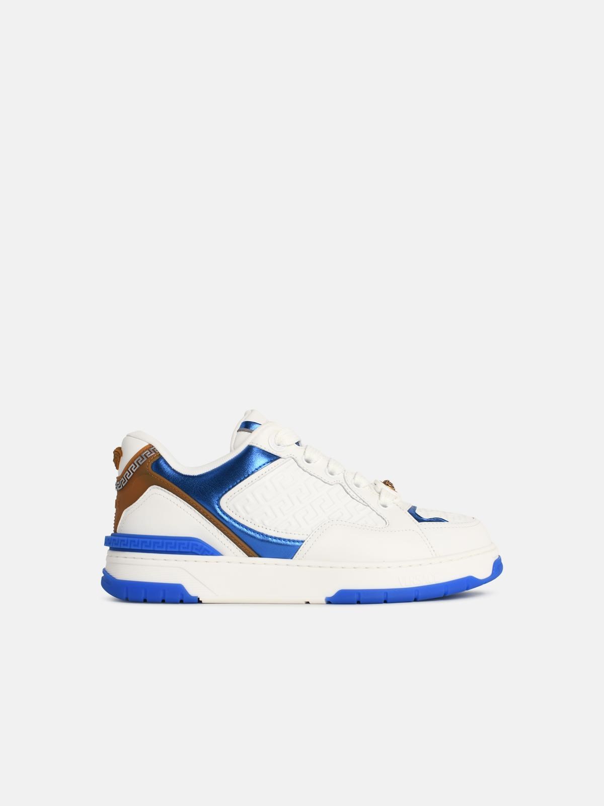 VERSACE 'Biggie' White Leather Sneakers VERSACE