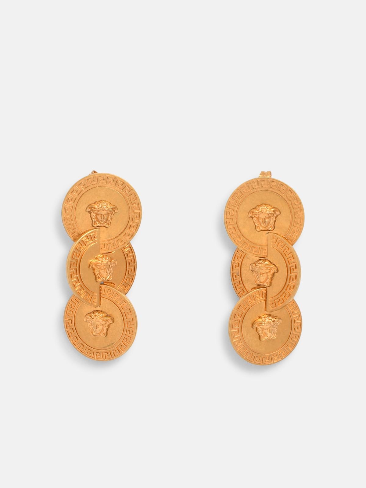 VERSACE Tribute' Brass Earrings　VERSACE Tribute ブラス イヤリング VERSACE