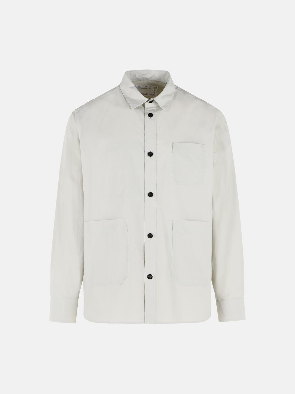 SACAI 'Typewriter' Light Beige Cotton Shirt SACAI