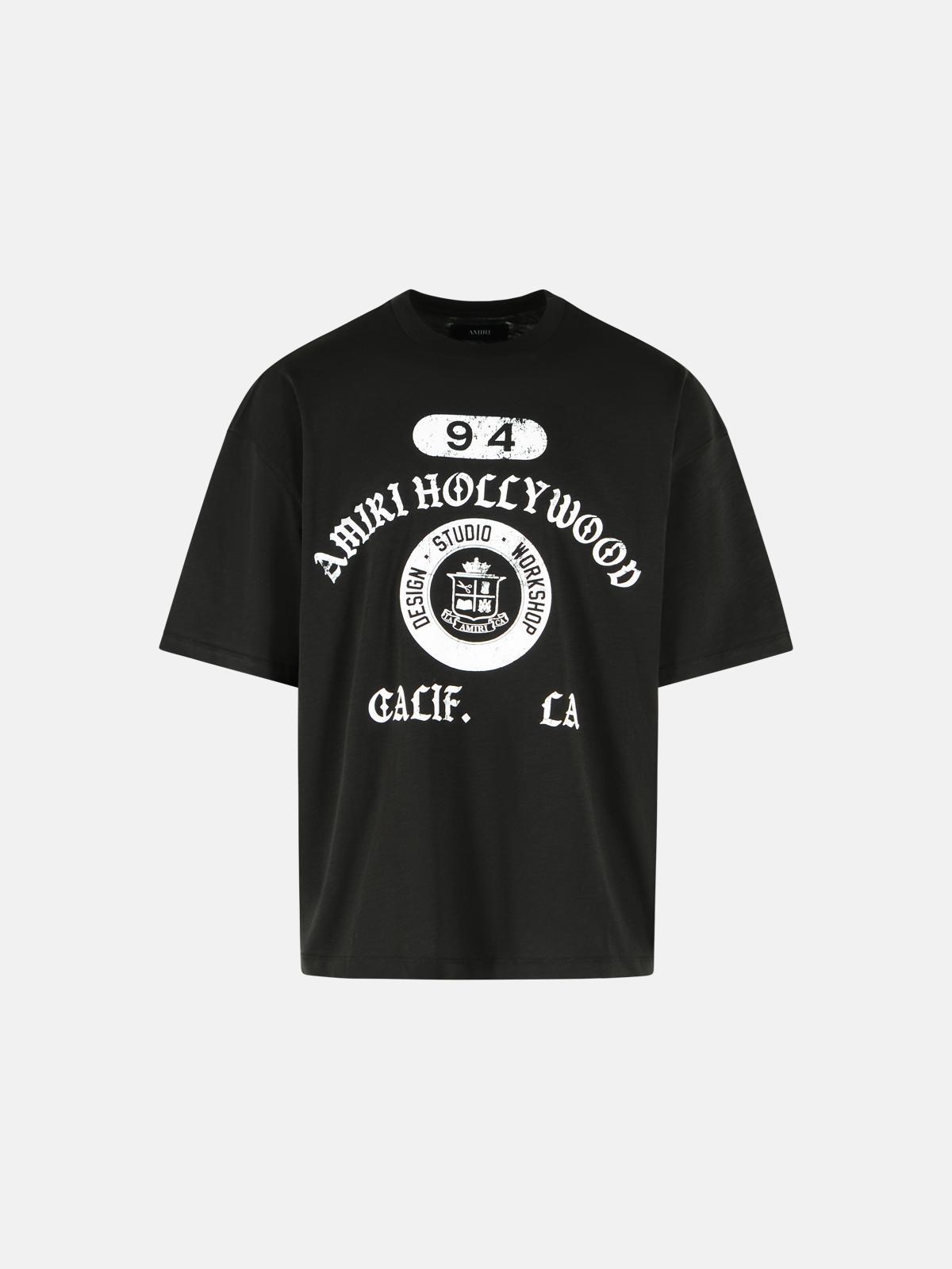 AMIRI Collegiate T-Shirt In Black Cotton