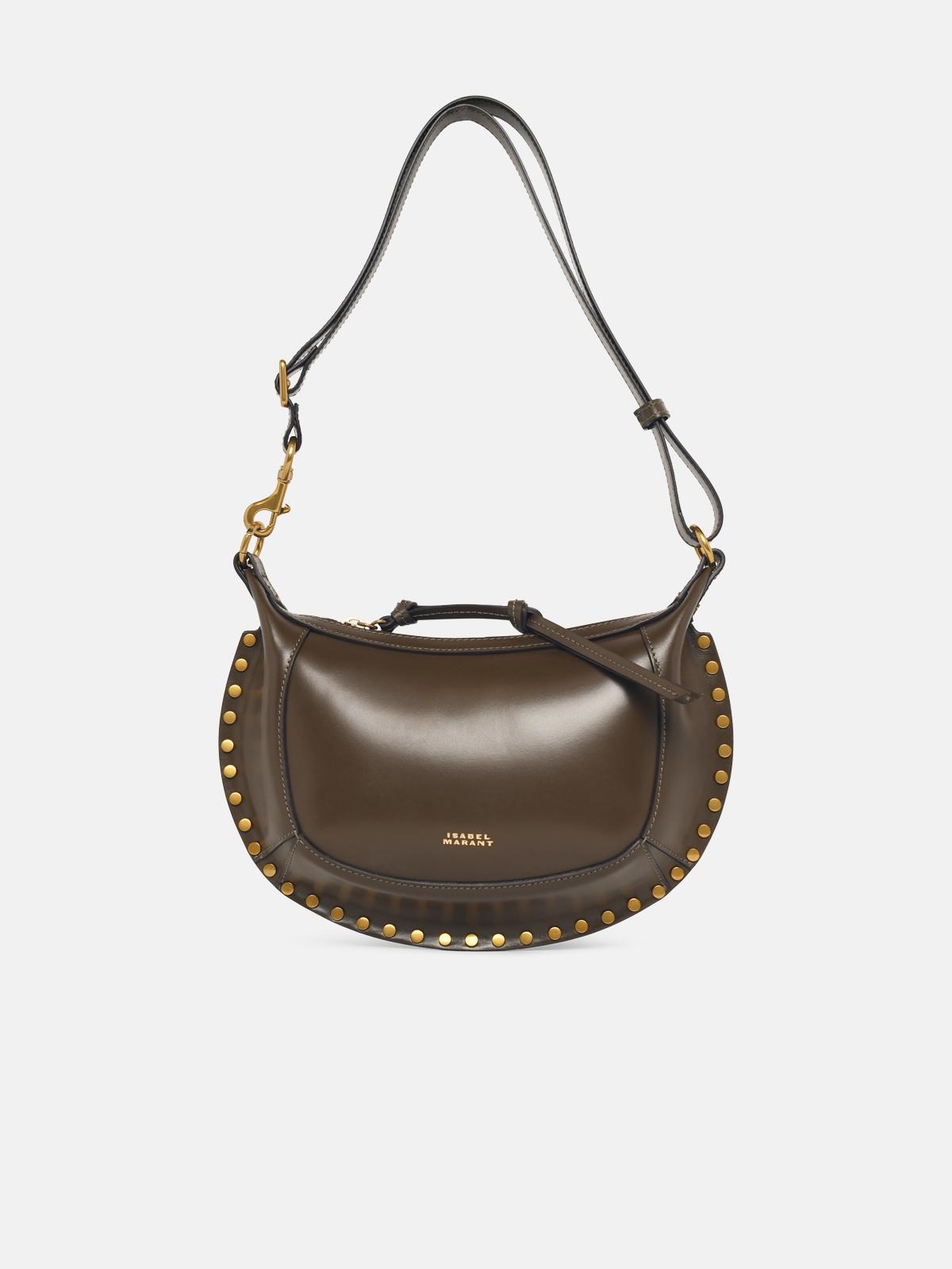 ISABEL MARANT 'Oskan Moon' Brown Leather Bag　イザベル マラン 'Oskan Moon' ブラウン レザー バッグ ISABEL