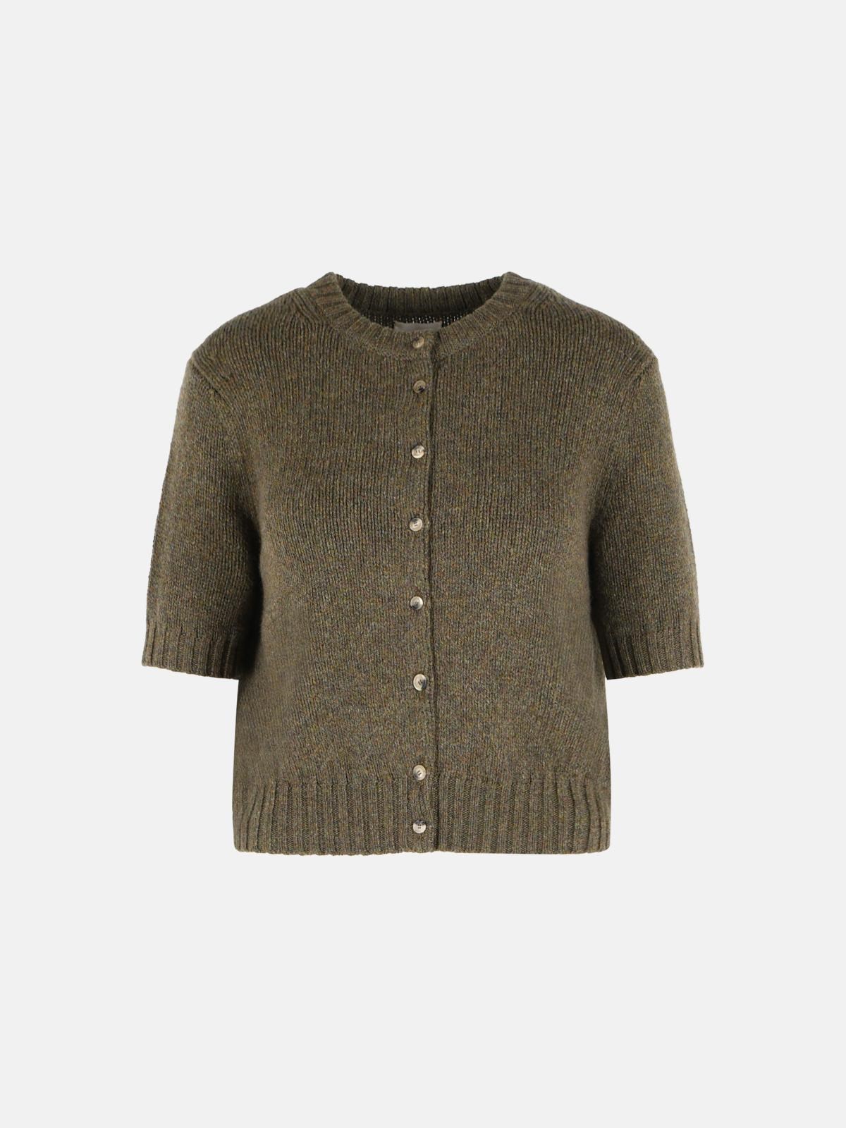 Khaite KHAITE 'Nora' Green Cashmere Cardigan　KHAITE 'Nora' グリーン カシミア カーディガン