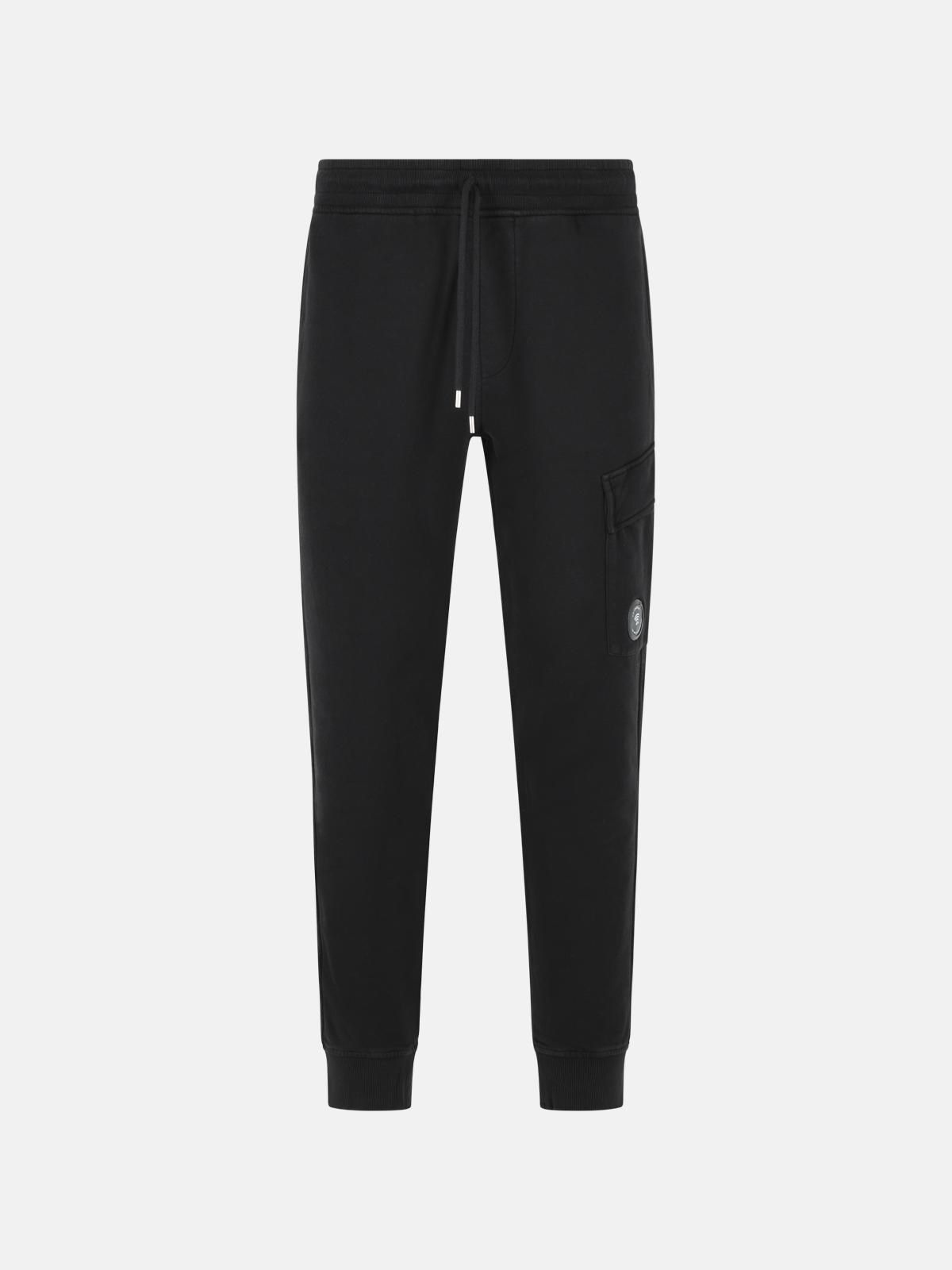 C.P. COMPANY Cargo 'Jogger' Black Cotton Pants