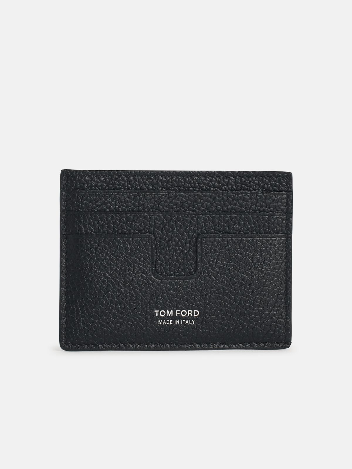 Tom Ford Black Leather Cardholder