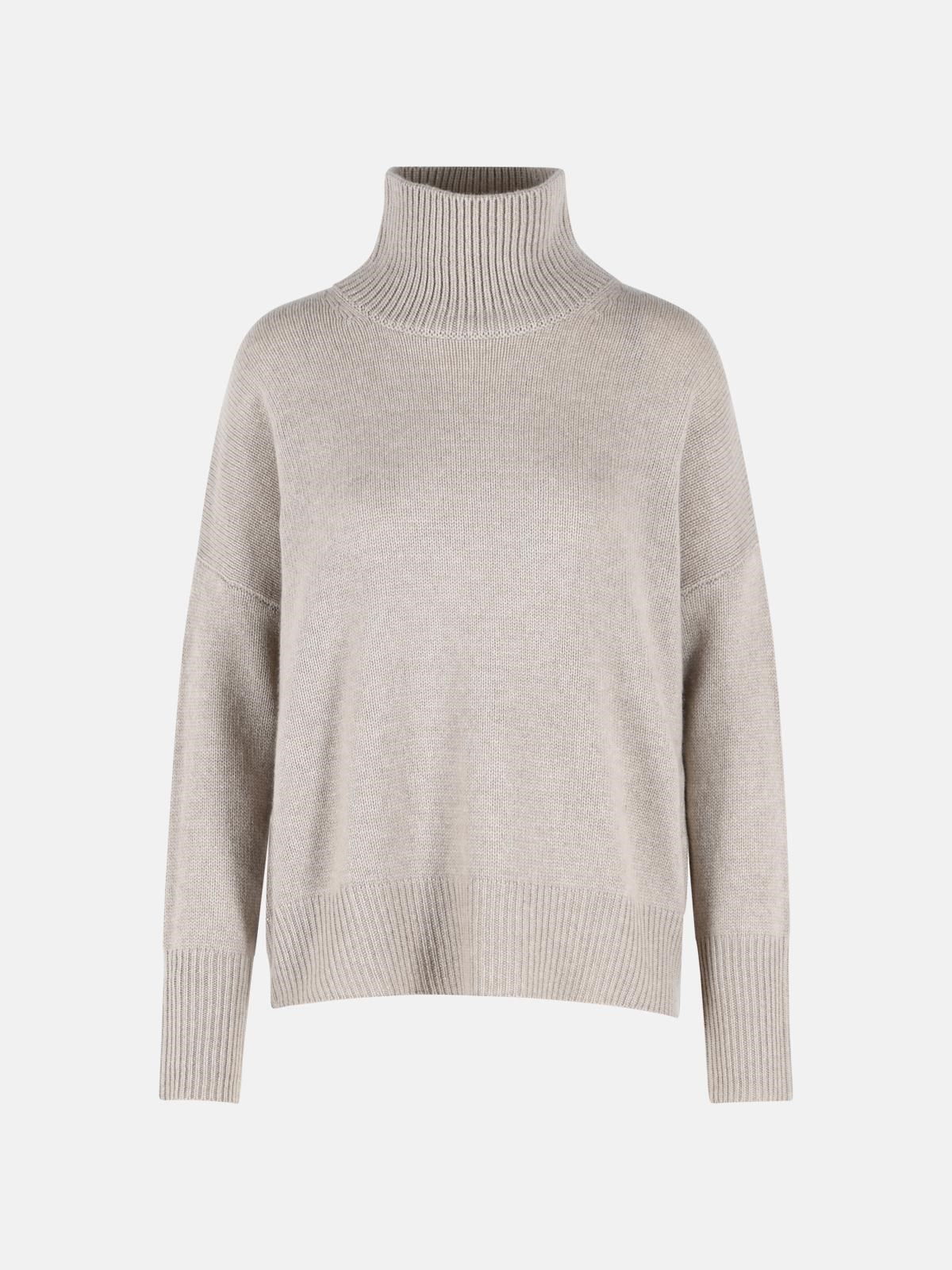 Lisa Yang 'heidi' Beige Cashmere Turtleneck Sweater