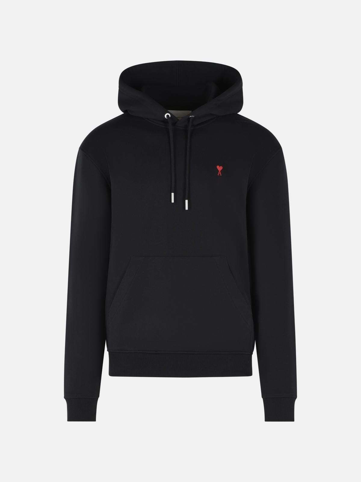 Ami Alexandre Mattiussi Black Cotton Sweatshirt