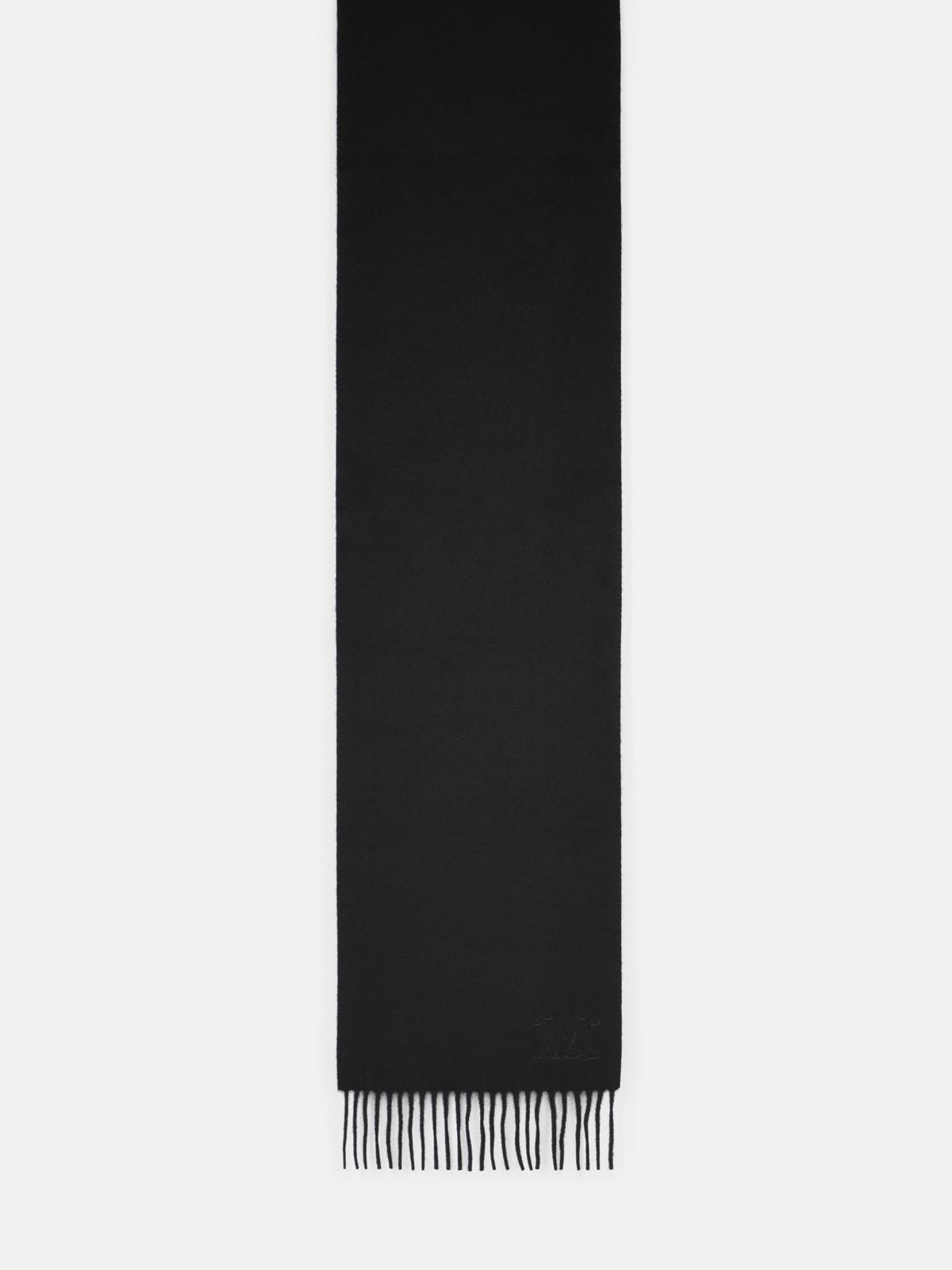 MAX MARA 'Wsdalia' Black Cashmere Stole