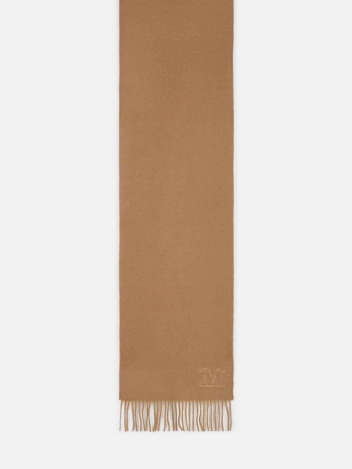 Max Mara MAX MARA 'Wsdalia' Brown Cashmere Stole　MAX MARA 'Wsdalia' ブラウン カシミア ストール