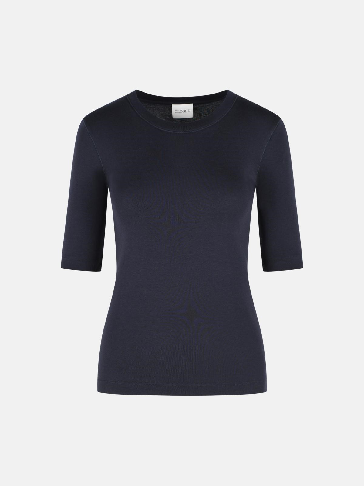 Closed Blue Cotton Blend T-shirt