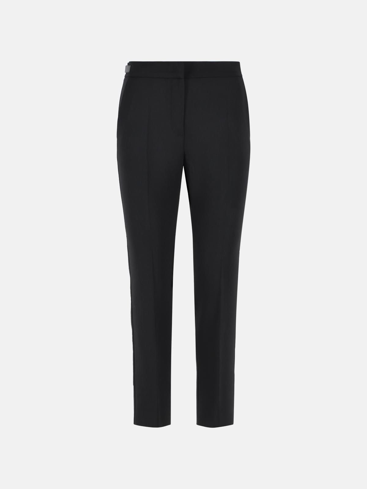 MAX MARA 'Acino' Black Virgin Wool Pants