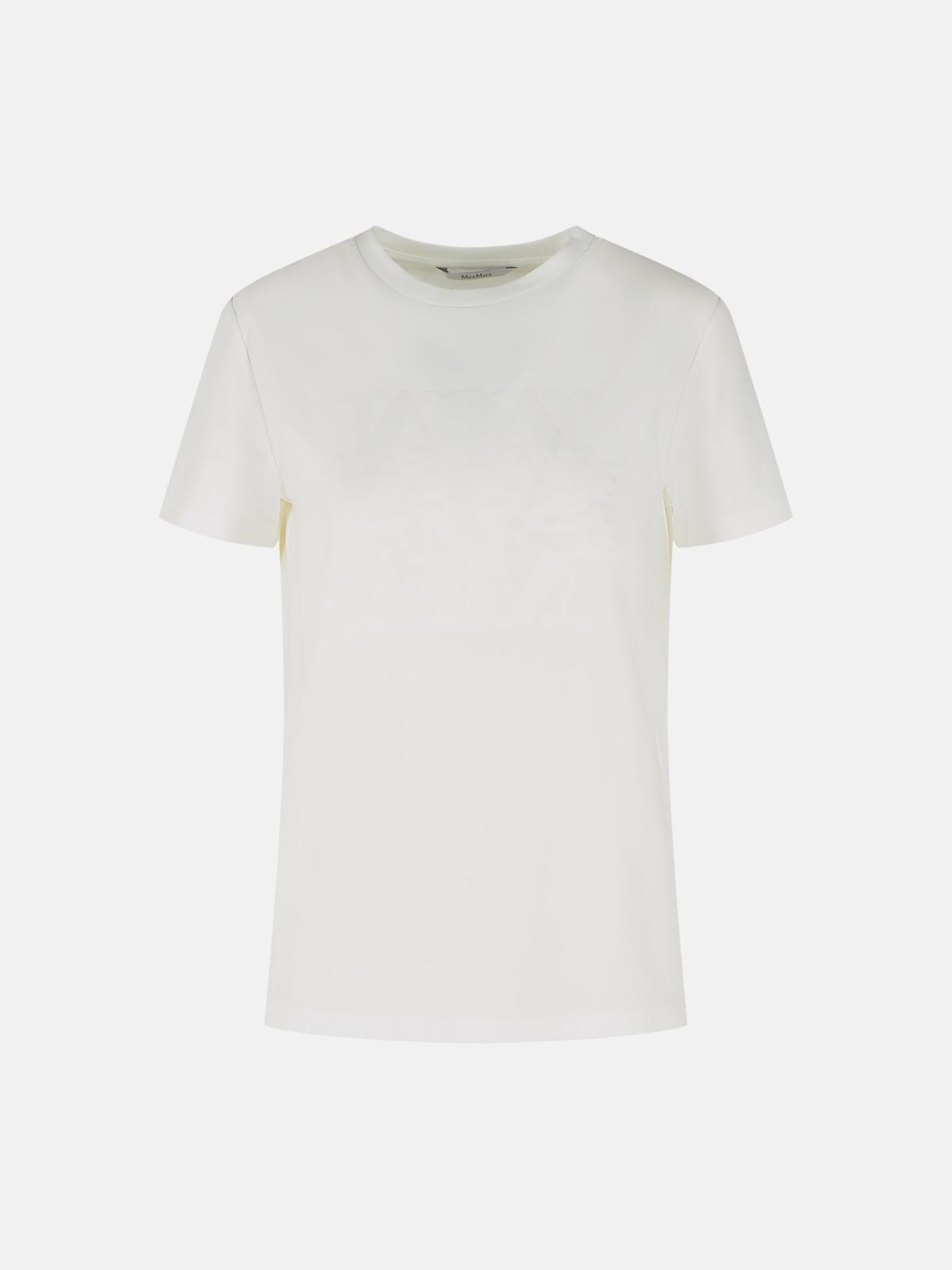 MAX MARA 'Panfilo' White Cotton T-Shirt